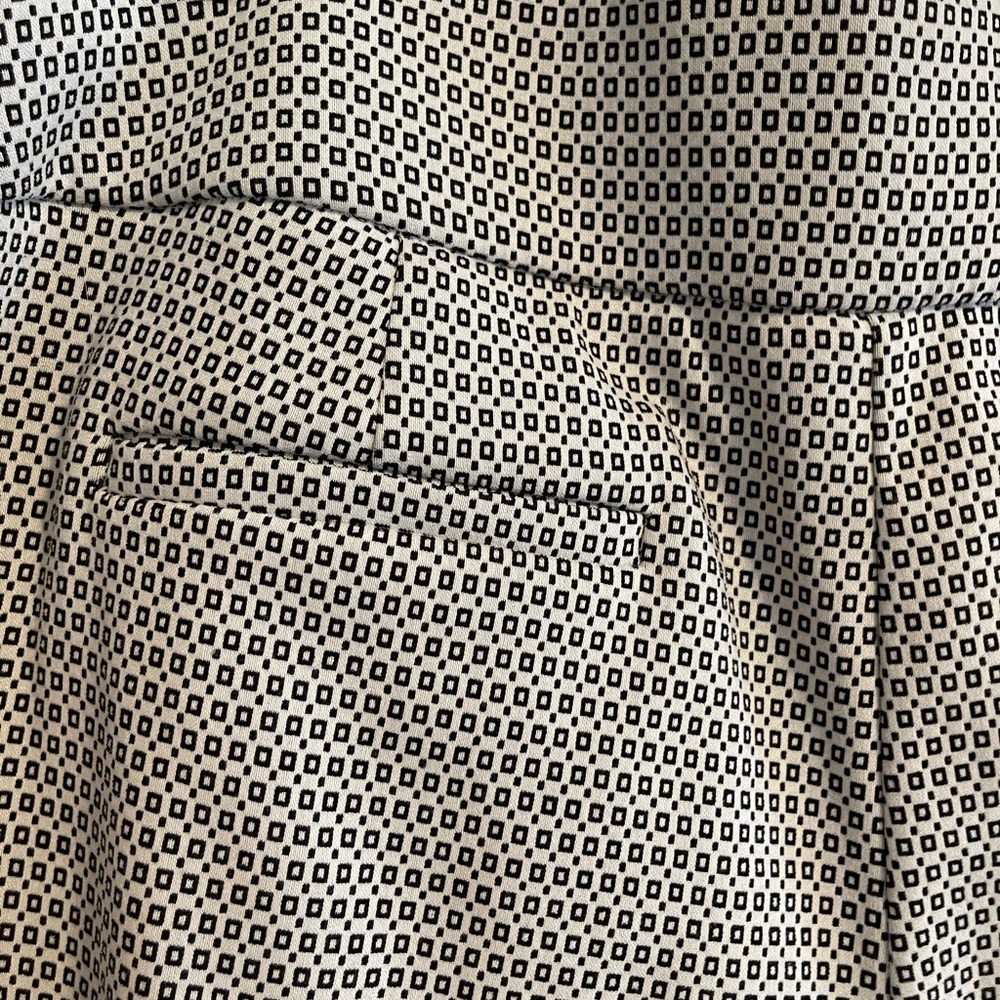 Skinny Ankle Pant With Tiny Checked Pattern - image 3